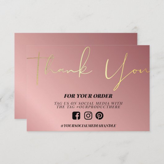 バラ金ゴールドありがとうごカスタムざいますメディア挿入 (正面/裏面)