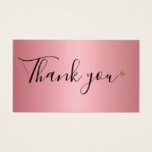 バラ金ゴールドありがとうショッピング割引カード (正面)