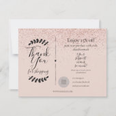 バラ金ゴールドありがとうショッピング割引カード (正面)