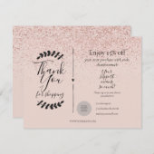 バラ金ゴールドありがとうショッピング割引カード (正面/裏面)