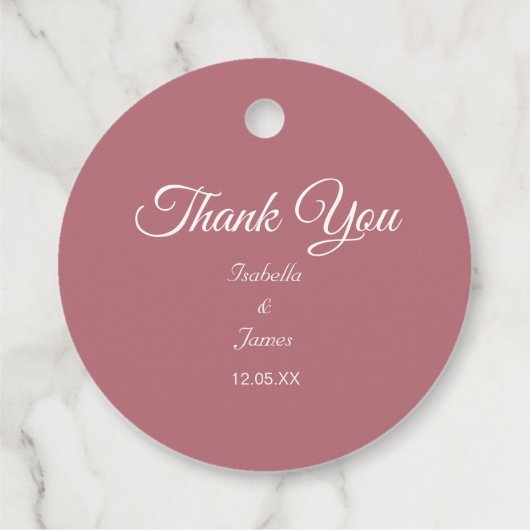 バラ金ゴールドありがとう フェイバータグ (裏面)