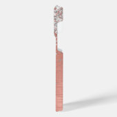 バラ金ゴールドかわいらし銀ガーリーグリッタースパークリー iPhoneケース (左側面)