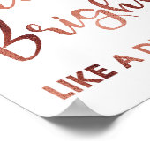 バラ金ゴールドがダイヤモンドソングの歌詞のように明るく輝く ポスター (角)