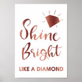 バラ金ゴールドがダイヤモンドソングの歌詞のように明るく輝く ポスター (正面)