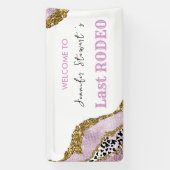 バラ金ゴールドきらめくグリッターバチェロレッテ 横断幕 (縦)