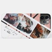 バラ金ゴールドとグリッター大理石記念写真 Case-Mate iPhoneケース (裏面(横))