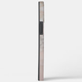 バラ金ゴールドとグレーエレガント大理石グラデーション Case-Mate iPhoneケース (裏面 / 右)