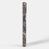 バラ金ゴールドとグレー Case-Mate iPhoneケース (裏面 / 右)