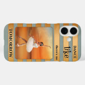 バラ金ゴールドとセージストライプのダンサーの電話ケース Case-Mate iPhoneケース (裏面 (横))