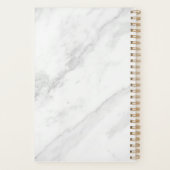 バラ金ゴールドとピンクの花先生プランナー プランナー手帳 (裏面)