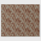 バラ金ゴールドとブラックダイヤモンドアールデコパターン ラッピングペーパー (フラット)