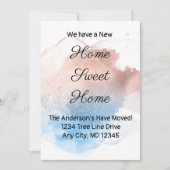 バラ金ゴールドとブルースプラッシュの移動発表 案内状 (正面)