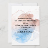 バラ金ゴールドとブルースプラッシュの移動発表 案内状 (裏面)