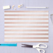 バラ金ゴールドと白ストライプ,パタモダンーン,トレンディー 薄葉紙 (クラフト)