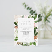 バラ金ゴールドと赤面グリーンリー結婚ズゲスト詳細 エンクロージャーカード (スタンド正面)