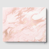 バラ金ゴールドと赤面マーリー結婚ズゲストブック ゲストブック (裏面)