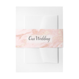 バラ金ゴールドと赤面マーリー結婚ズベリーバンド 招待状ベリーバンド