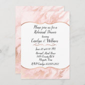 バラ金ゴールドと赤面マーリー結婚ズ・リハーサル 招待状 (正面/裏面)