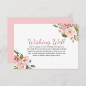 バラ金ゴールドと赤面結婚の花の願い井戸 エンクロージャーカード (正面/裏面)