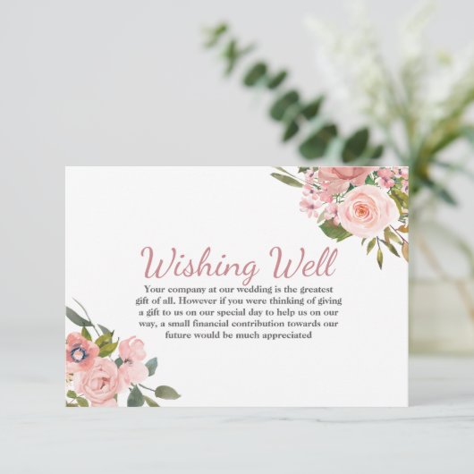 バラ金ゴールドと赤面結婚の花の願い井戸 エンクロージャーカード (スタンド正面)