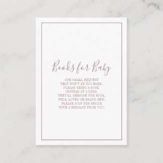 バラ金ゴールドのベビー挿入用ブック エンクロージャーカード