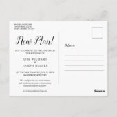 バラ金ゴールドの延期Redoする日付の保存 ポストカード (裏面)