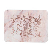 バラ金ゴールドの引用文信じ彼女は彼女が行うことができた マグネット (横)