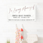 バラ金ゴールドの手書き入力の愛情のある記憶モダン内 横断幕 (インサイチュ)