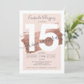 バラ金ゴールドの筆跡赤面キンセアニェラ写真 招待状 (スタンド正面)