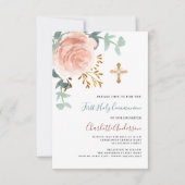 バラ金ゴールドの緑が最初の聖域を越える 招待状 (正面)