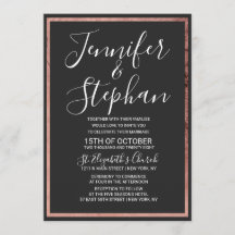 バラ金ゴールドの縁どシンプル概要結婚Black's