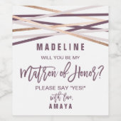 バラ金ゴールドの鯉のぼりが好い ワインラベル (シングルラベル)