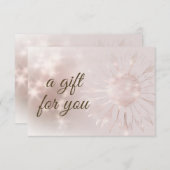 バラ金ゴールドひまわり贈与証 (正面/裏面)