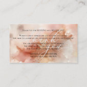 バラ金ゴールドほこり水の色ありがとう エンクロージャーカード (正面)