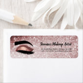 バラ金ゴールドまばたき目 ラベル (インサイチュ)