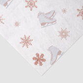 バラ金ゴールドアイススケート赤面ピンクスケートで滑るパターン 薄葉紙 (詳細)