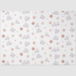 バラ金ゴールドアイススケート赤面ピンクスケートで滑るパターン 薄葉紙