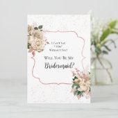 バラ金ゴールドアイボリーグリッター私の花嫁になる 招待状 (スタンド正面)