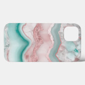 バラ金ゴールドアガート模様 Case-Mate iPhoneケース (裏面 (横))