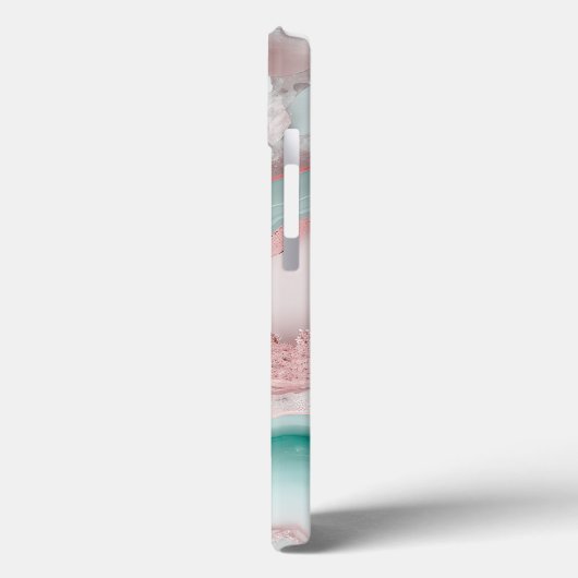 バラ金ゴールドアガート模様 Case-Mate iPhoneケース (裏面 / 左)