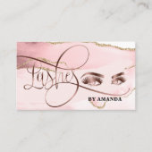 バラ金ゴールドアゲートメイクアップアイズラッシュ 名刺 (正面)