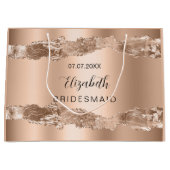 バラ金ゴールドアゲード花嫁介添人 ラージペーパーバッグ