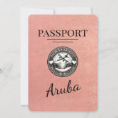 バラ金ゴールドアルバPassport日付の保存 セーブザデート (正面)