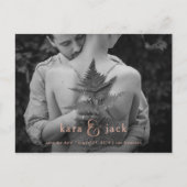 バラ金ゴールドアンパサンド | 写真の保存日付 案内ポストカード (正面)