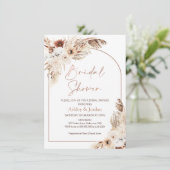 バラ金ゴールドアーチテラコッタボホボホシャワー 招待状 (スタンド正面)