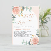 バラ金ゴールドアーチフローラ秋インブライダルシャワー 招待状 (スタンド正面)