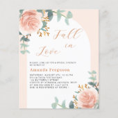 バラ金ゴールドアーチ秋インラブバジェットブライダルシャワー (正面)