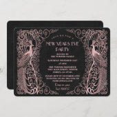 バラ金ゴールドアートピーコックス大晦日 招待状 (正面/裏面)