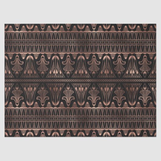 バラ金ゴールドアールデコのブラックデコップページ 薄葉紙 (正面)