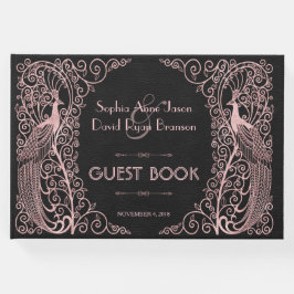 バラ金ゴールドアールデコピーコックスブラック結婚ズ ゲストブック